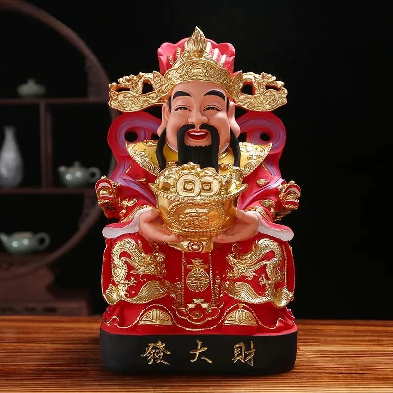 30cm CAI Shen Statue, CAI Shen, Caishen, Wencaishen, Gott des Glücks, Gott des Reichtums, Zhao CAI, Feng Shui Dekor, Feng Shui Geschenk