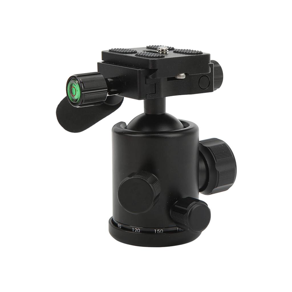 Tripod Head with Metal Handle 360 Degree Rotating Panoramic Ball Head 14in Screw Mount for
