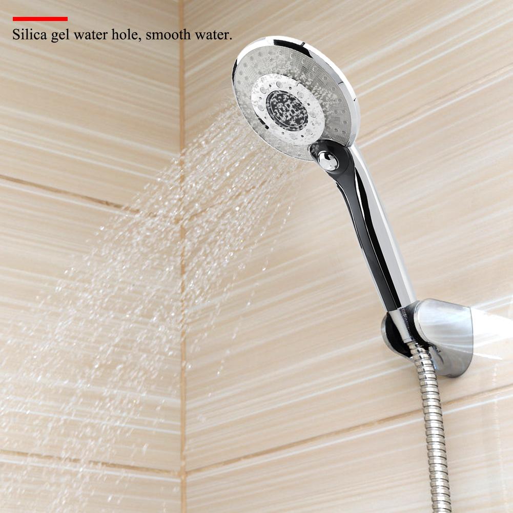 3 Spraying Mode Digital Display Handheld Shower Head with 3 Color Temperature Control LED Light