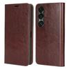 For Sony Xperia 1 VII Case Crazy Horse Texture Split Leather Wallet Phone Cover