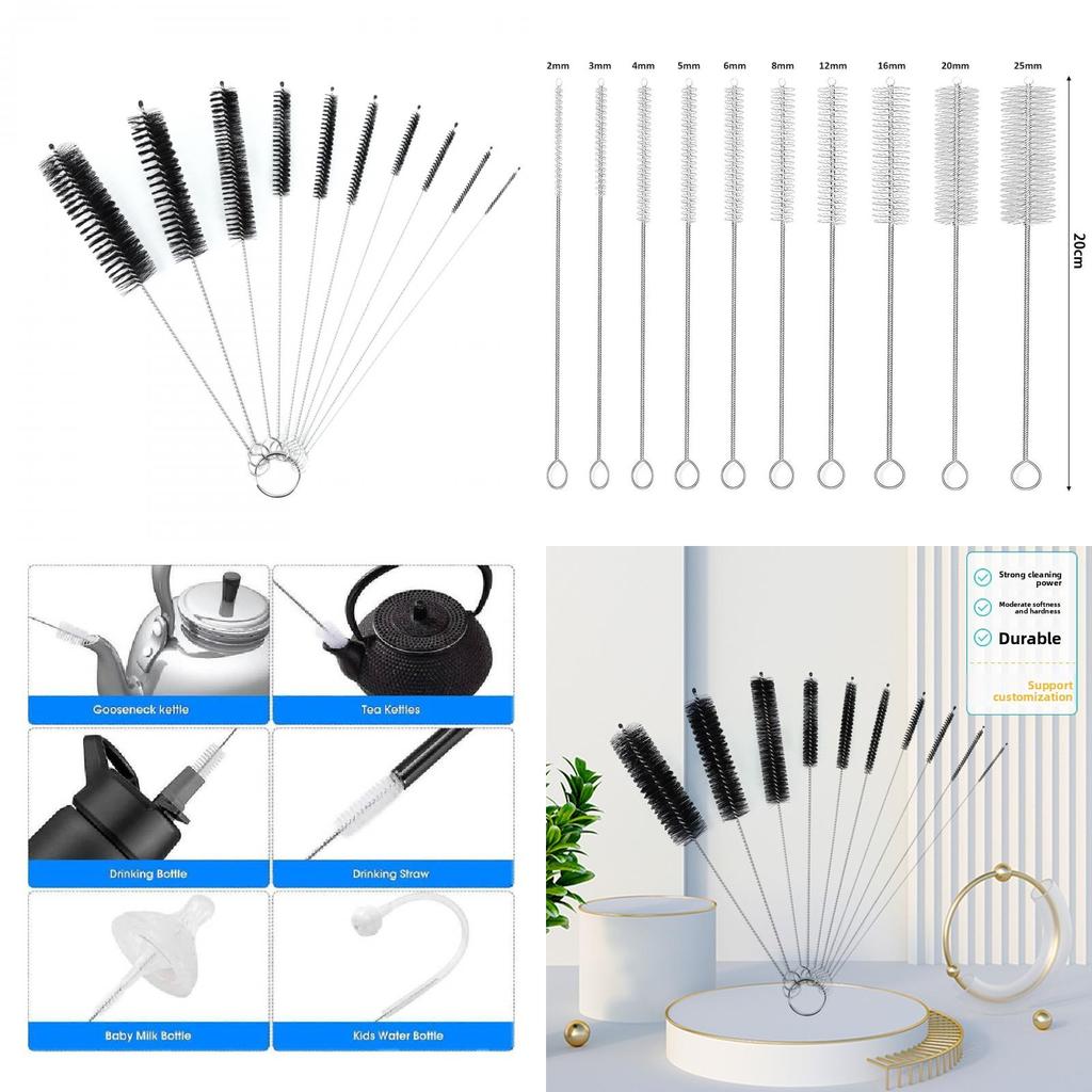 Bottle 10 Pieces Cleaning Brushes For Bottle Straws Narrow Neck Cups