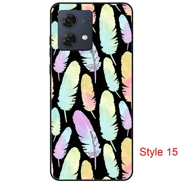 Pentru Motorola Moto G84 Husă MotoG84 Husă neagră din spate 6,5 inci Husă antișoc Moale Bara de protecție anti-alunecare Tpu Durabilă Protecție completă