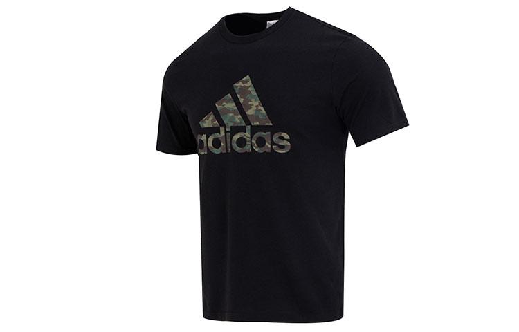 Adidas Set-in Sleeve T-Shirt Men s Black HS3215 S