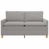 Sofa Light Grey 156 X 81 X 87.5 Cm Fabric