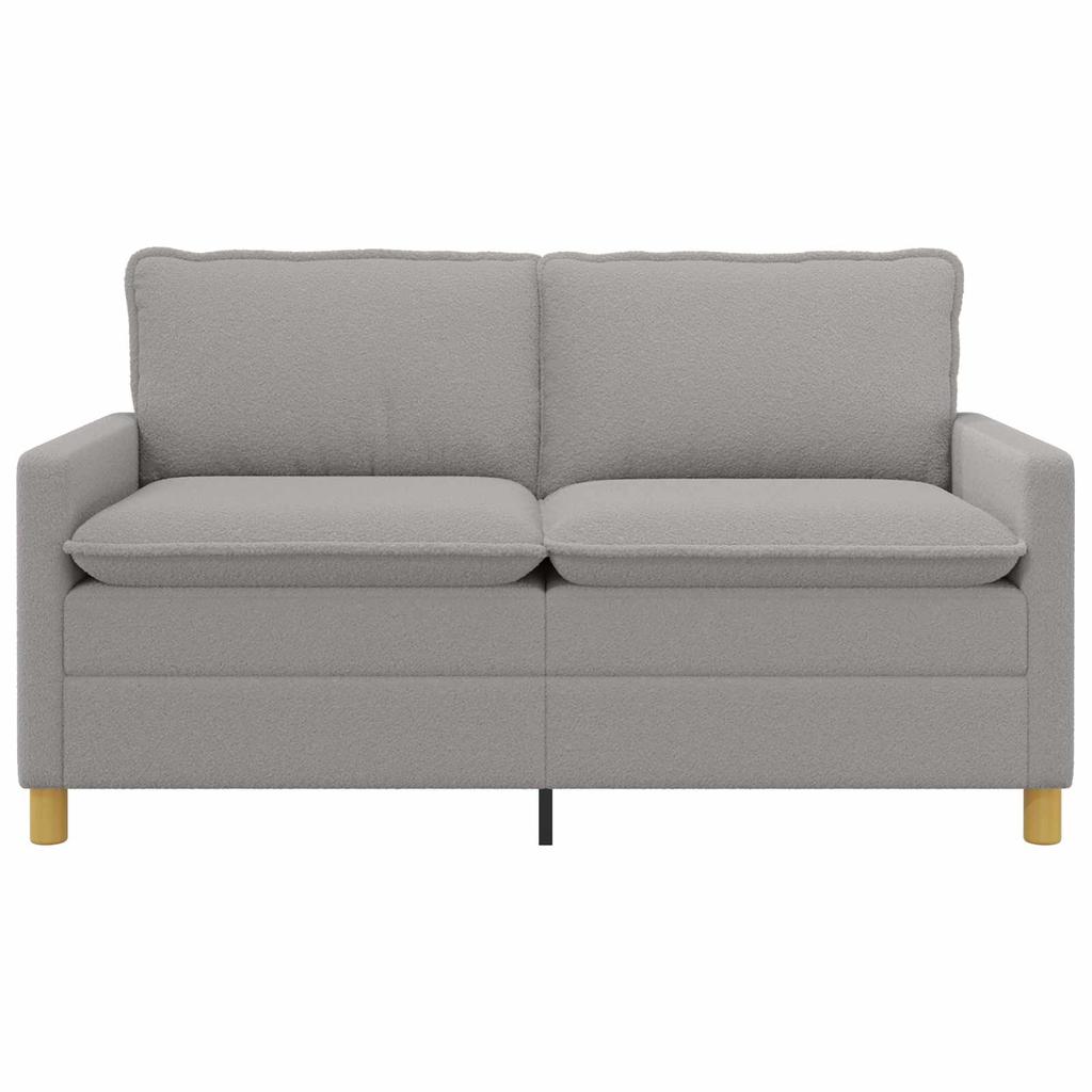 Sofa Light Grey 156 X 81 X 87.5 Cm Fabric