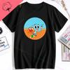 Funny Korean Amazing World Gumball Tshirt 100 Cotton Boys and Girls Y2k Clothes Short Sleeve Tee Mens Clothing