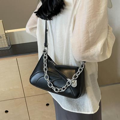 Retro One Shoulder Underarm Bag for Women's Autumn  New Versatile High Quality Chain Crossbody Bags Classic Chic Handbags