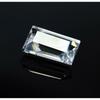 8.12 Ct Natural   Ring Size Loose Gemstone White Sapphire Emerald Cut