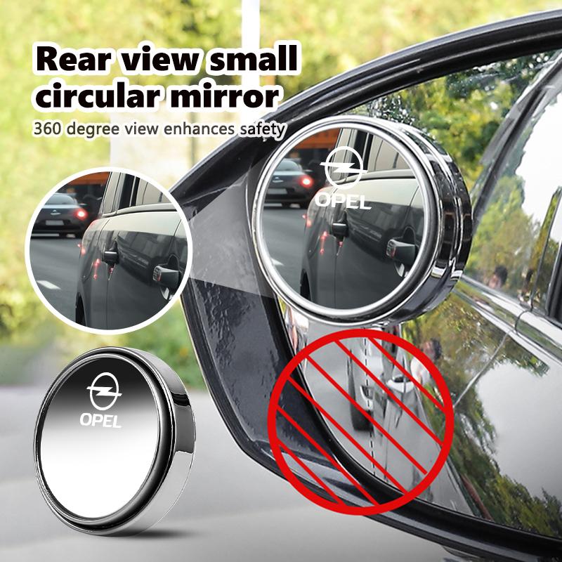 Car Rearview Mirror Circular High-definition Auxiliary Wide-angle For Opel Astra G H J K F Corsa D Zafira B Insignia Mokka Regal