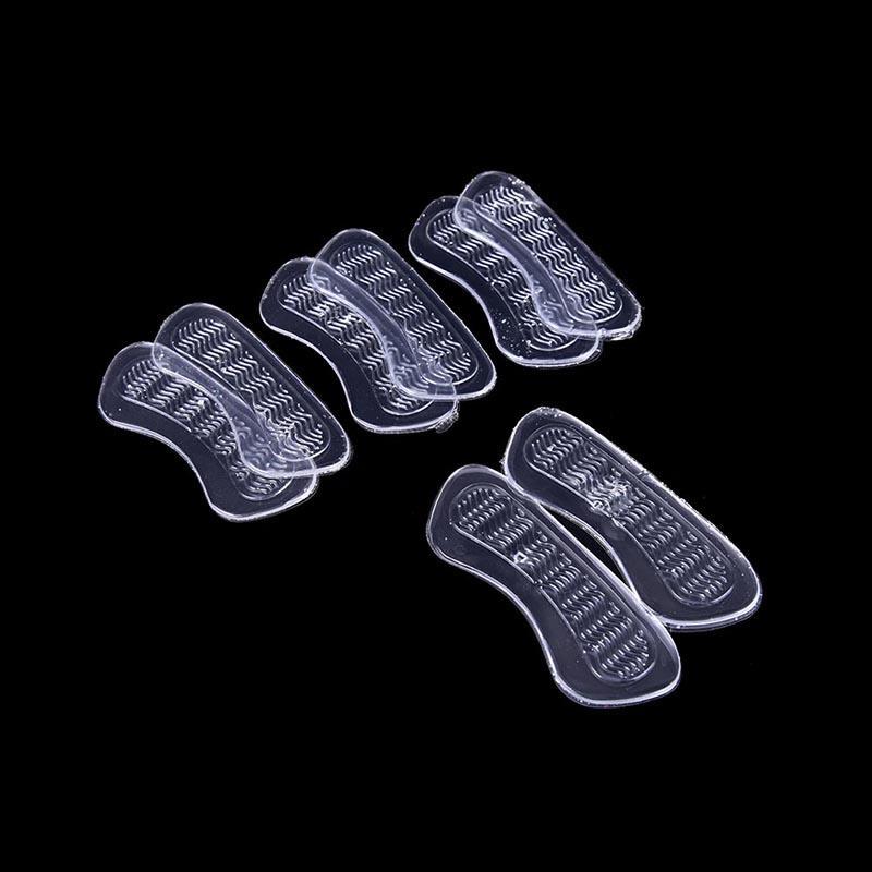 1 Pair Silicone Gel Heel Grip Back Liner Shoe Insole Pad Foot Care Protector