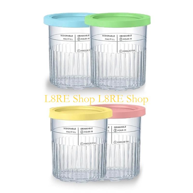 

L8RE Dessert Ice Cream Pints Cup Yogurt Storage Freezer for NC500 NC501 Series CN