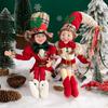 Neue farbenfrohe und niedliche Weihnachtselfen-Puppen-Anhänger, Weihnachtsdekoration, frohe Weihnachten, Heimdekoration, Natal, frohes neues Jahr, Heimdekoration
