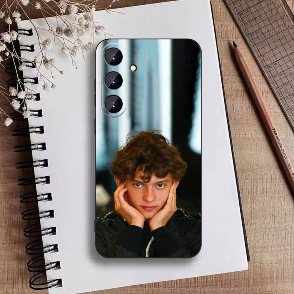 G-Kimi Cool A-Antonelli Phone Case For Samsung Galaxy A73,21,22,32,71,53,52,51,80,5G Soft Black Cover