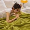 Thick Lambswool Solid Color Blanket Warm Skin-Friendly Office Nap Sofa Blankets Simple Autumn and Winter Colorfast Home Textile