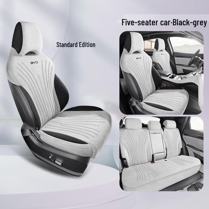 Upgraded Rams Suede Seat Cushion for BYD Song PLUS DM-i: Skin-Friendly & Breathable