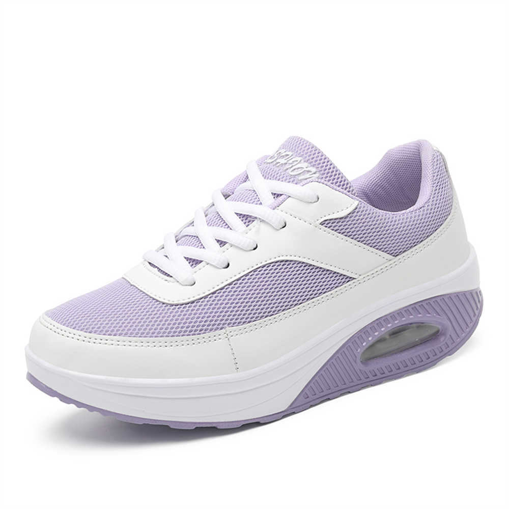 Fashion High Wedge Large Size Women Lace-up Boots Long Shoes Shoes Due To 35 Sneakers Sports Gym Design Boty Sneakeres All Brand