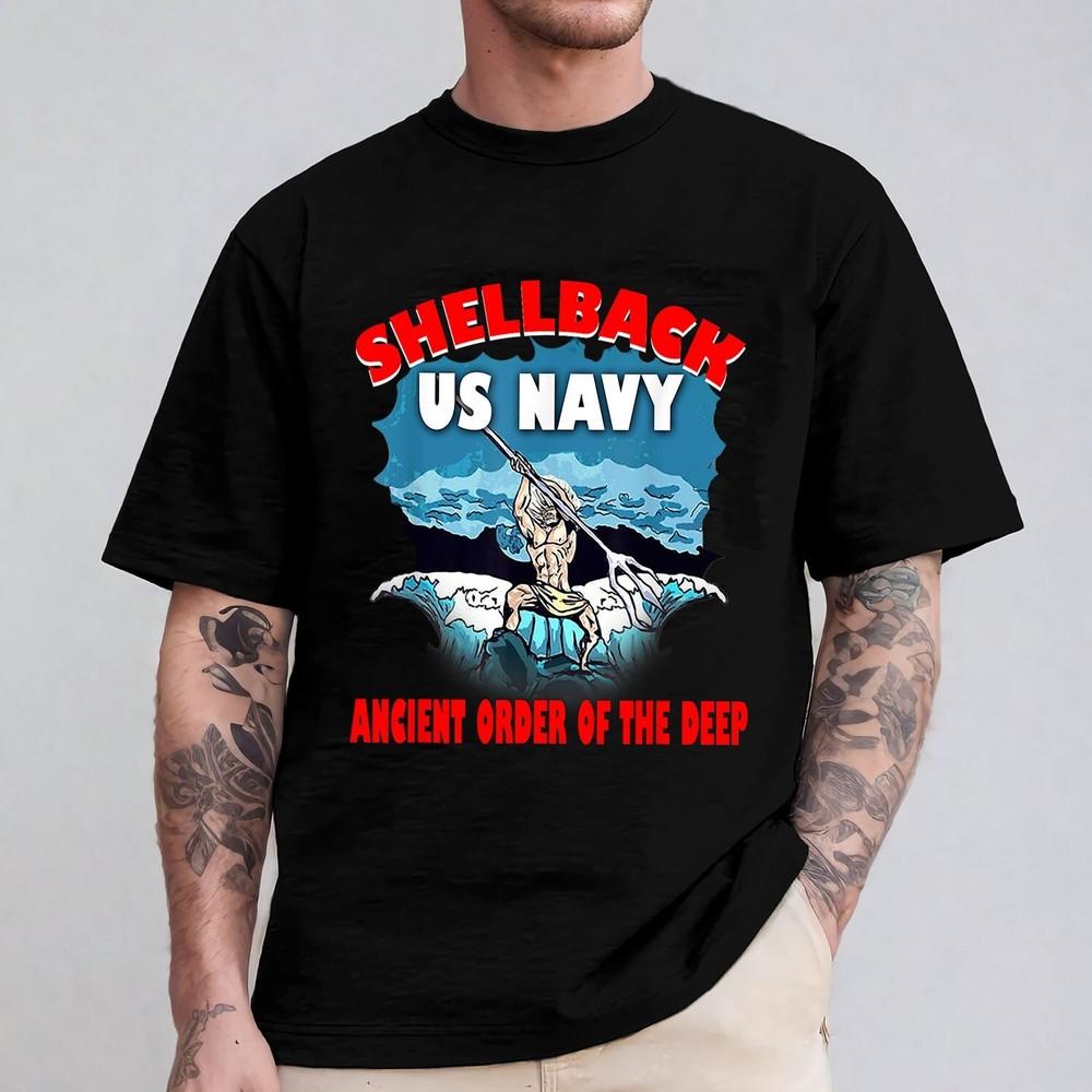 Military Veteran Shellback for Sailor and Crewman Men Women Unisex T-Shirt XXXXL 2000₽