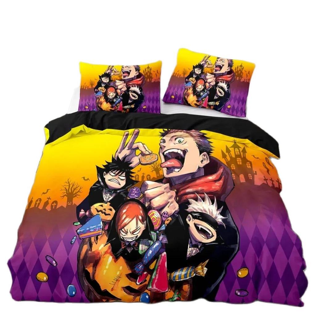 Jujutsu Kaisen Bedding CollectionSatoru Gojo Bedding Collection For Teenagers Boys Adults Famous Anime Duvet Cover Collections