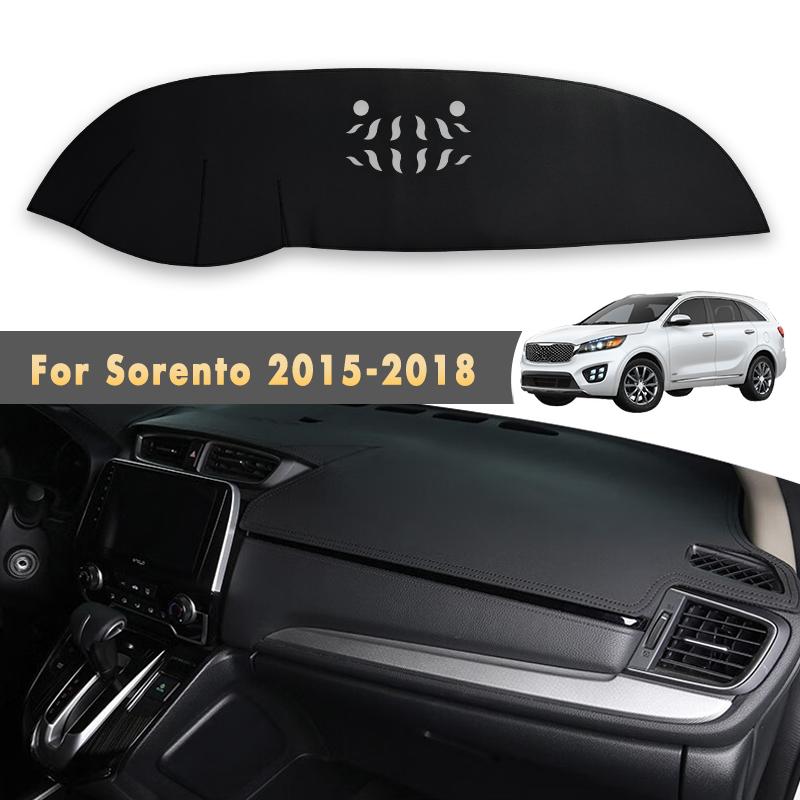 Car Dashboard Mats Covers For Kia Sorento 2018 2017 2016 2015 Sun Shade Trume Panel Accessories Parts Waterproof Decoration
