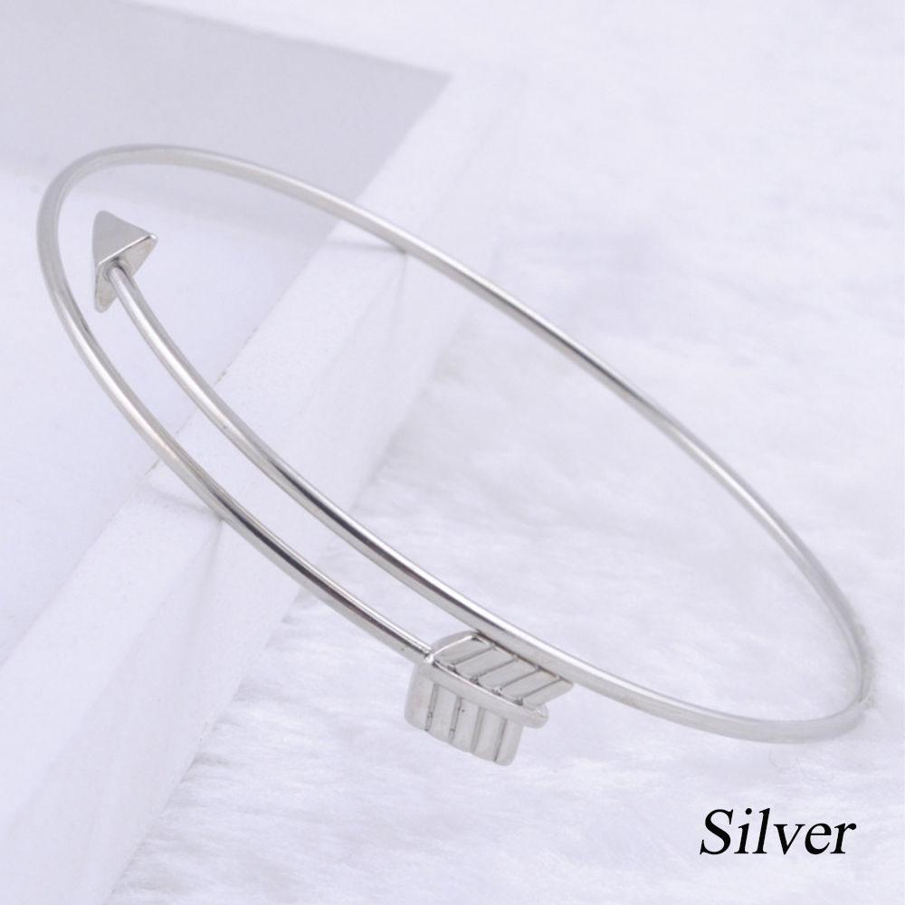 

2pcs Ethnic Women Gothic Arrow Bracelet Upper Arm Cuff Adjustable Open Bangle