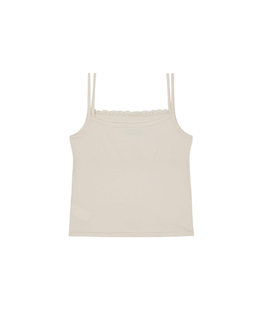 OJOS Double Strap Lace Sleevless / Yellow