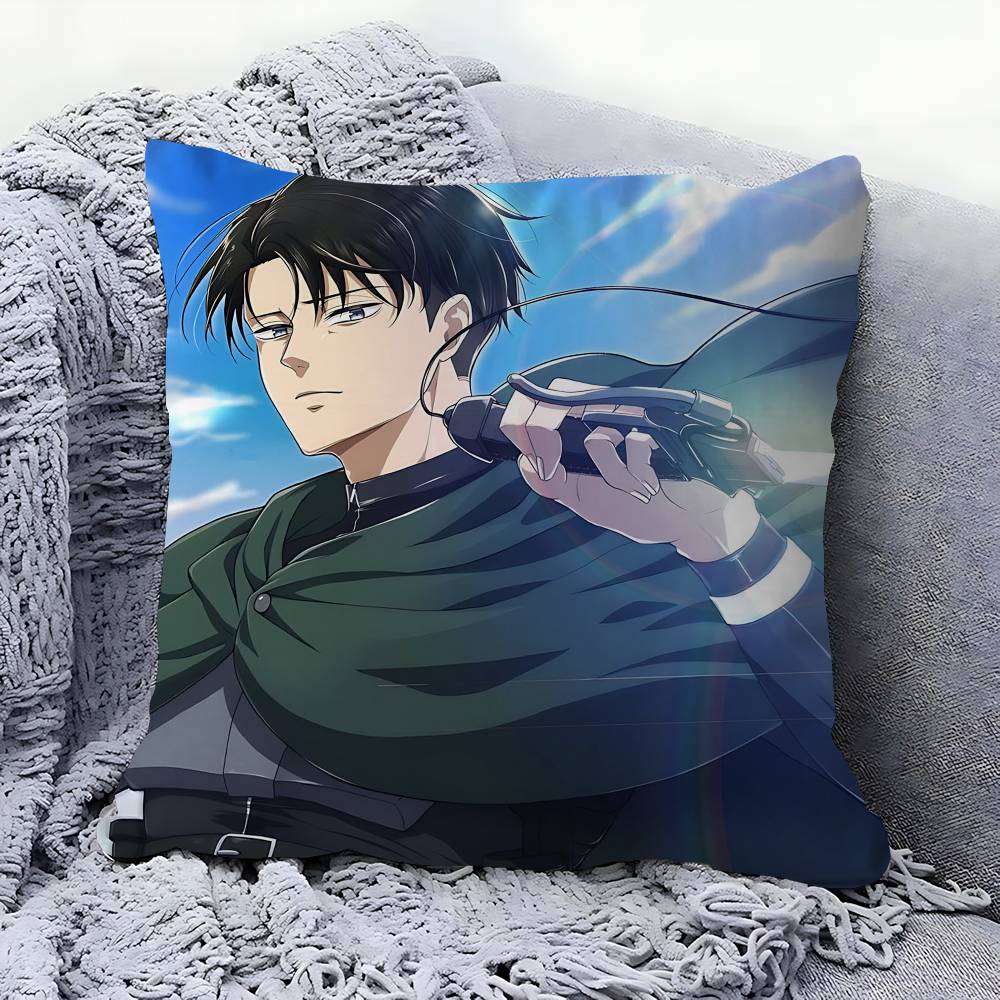 

Аниме Леви Аккерман Наволочка Чехол для подушки Обивка Диванная подушка Домашний декор Наволочка 12x12Inch