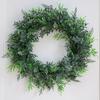 40CM Length Simulation Fern Leaf Green DIY Garland Head Ring