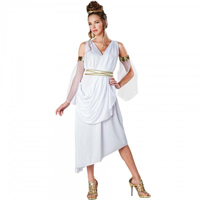 M-XL Medieval Athena Sexy Goddess Dress Halloween Cleopatra Princess Party Stage Costume