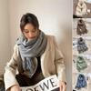 Women's Winter Daily Solid Wide Muffler Scarf