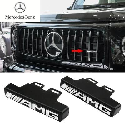 NEW 3D ABS AMG Grill Grille Emblem Grille Sticker Emblem Badge Stickerr AMG Mercedes-Benz W463 W464 W461 G63 G65 Car Accessories