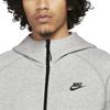 Jacke Nike Tech Fleece Windrunner (FB7921) dunkelgrau Heidekraut/Schwarz