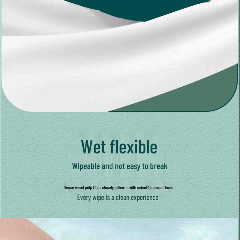 Jieyi Soft Pull Tissue Pack: Virgin Wood Pulp Toilet Paper & Hand Wiping Face Tissue