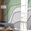 Šalvějově zelené šedé gradientní závěsy do ložnice tylové průsvitné závěsy do obývacího pokoje domácí dekorace voile závěsy