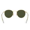 RayBan Occhiali da Sole Rotondi Vintage con Lenti Verdi e Montatura Rotonda in Metallo