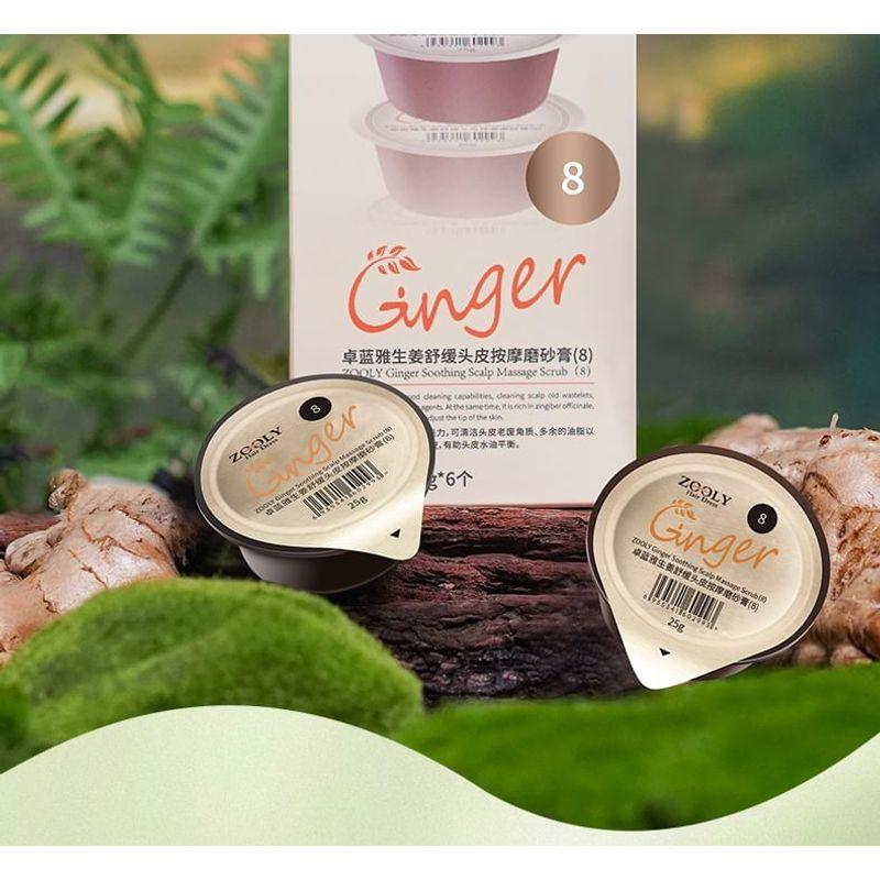 ZOOLY - No.8 Ginger Scalp Soothing Massage Scrub (Travel Size)