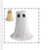 Halloween Decorations - Halloween Specter Candy Bowl Stand Decoration with LED Lights - Enchanting Specter Candy Holder for Front Door Porch Outdoor