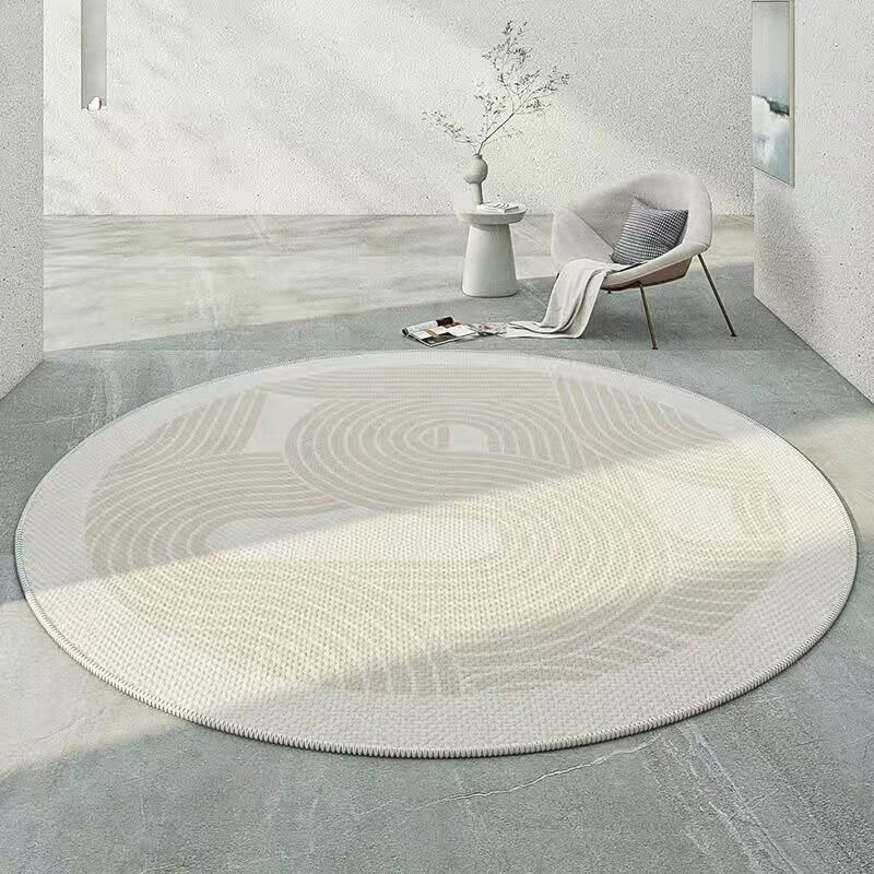 Nordic Circular Carpet Resistant To Dirt and Easy To Maintain Decorative Carpet Household Sofa Coffee Table Carpet