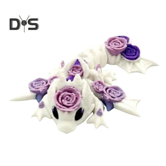 Kleines mysteriöses Drachenei. 3D-gedrucktes Drachenornament. Kräftige Farbe. Realistisch aussehendes Osterei mit voll beweglichem Drachen.