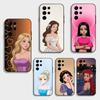Fairy-Rapunzel Princess Phone Case For Samsung S26,S25,S24,S23,S22,S21,S20,S30,Ultra,Plus,Fe,Note,5G Black Cover