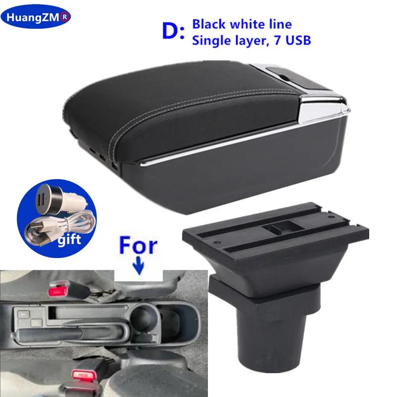 For Toyota Yaris 3 Car Armrest Box For Toyota Hybrid / Yaris Vitz Armrest Box Central Storage box Retrofit Car Accessories