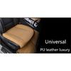 1X Universal Beige Pu Leather Deluxe Car Front Chair Cover Seat Cushion Pad Usa