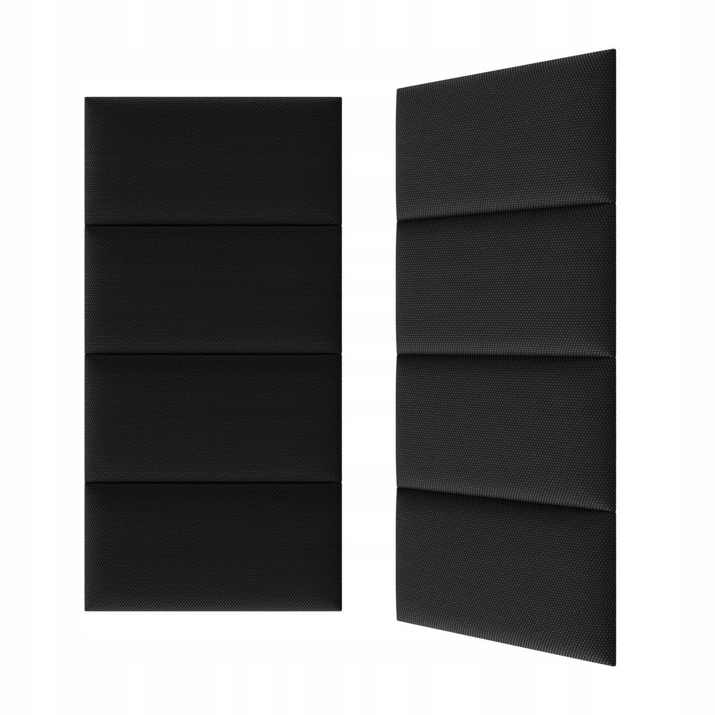 Panel Tapicerowany Wezgłowie Duo PP Gridia Steel Grafitowy 60x30 Cm 1szt