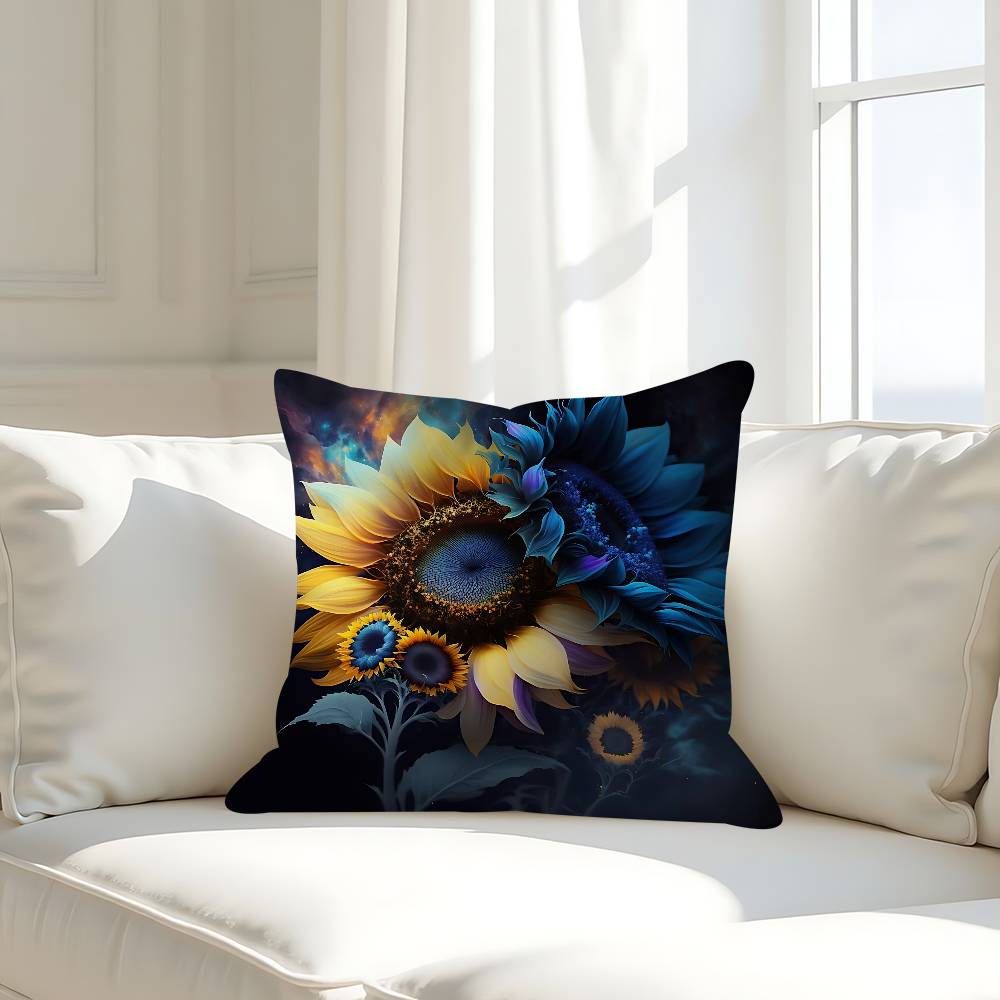 

Искусство Подсолнух Наволочки Домашнее Постельное Белье Декоративная Наволочка Свадебная Супер Мягкая Наволочка 16x16Inch