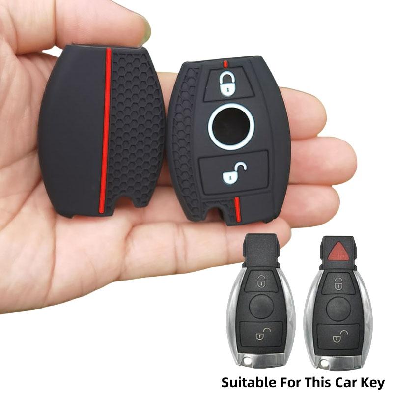 

Silicone Key Case Cover Shell Holder For Mercedes Benz A B C E S Class CLA CLS GL GLS GLA GLK SLK SLS AMG GLC 2018