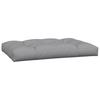2 Piece Pallet Cushions Gray Fabric