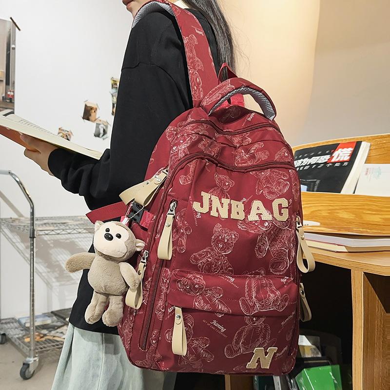 School Bag Children Elementary School Girls Junior High School High School Male Alphabet Backpack