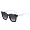 Retro Square Sunglasses Trendy Men'S Large Frame Driving Sunglasses Women'S Simple Wind Shading Glasses