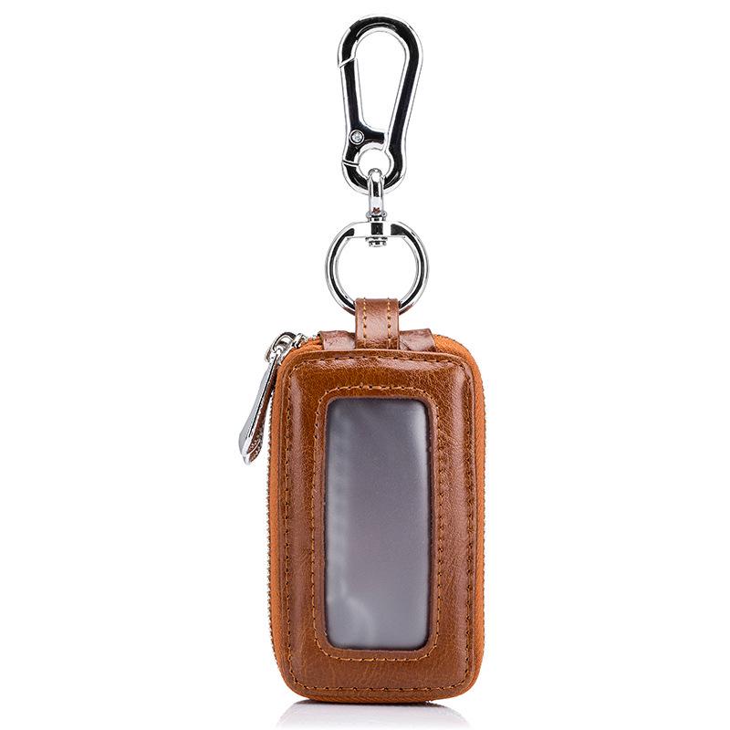 Popular car key bag wish zipper, double men's key bag waist hanging