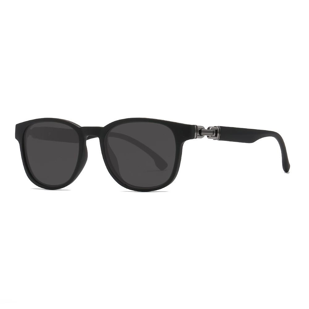 Polarized Mens Sunglasses With Uv400 Protection For Outdoor Sports And Driving Black Gray