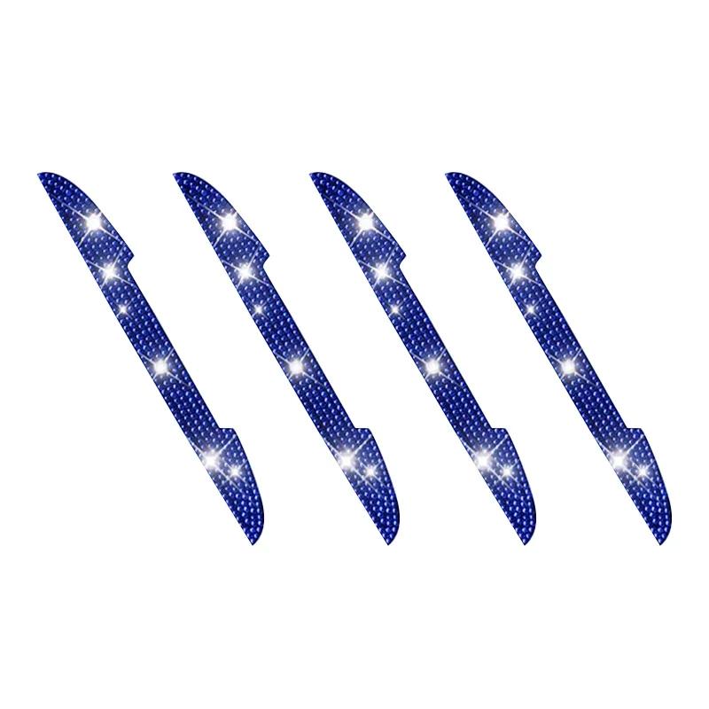 Car Door Edg Scratch-resistant Stickers Handle Car Rearview Mirror Protector Rhinestone Crystal Bling Decoration Sticker Decal